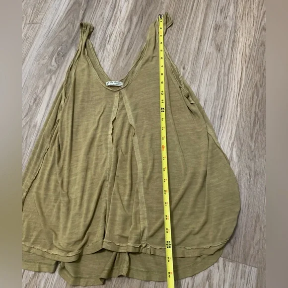 We The Free Swing Tank Top Sleeveless Green Womens L - Picture 5 of 6